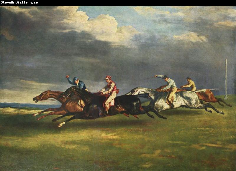 Theodore   Gericault The Epsom Derby